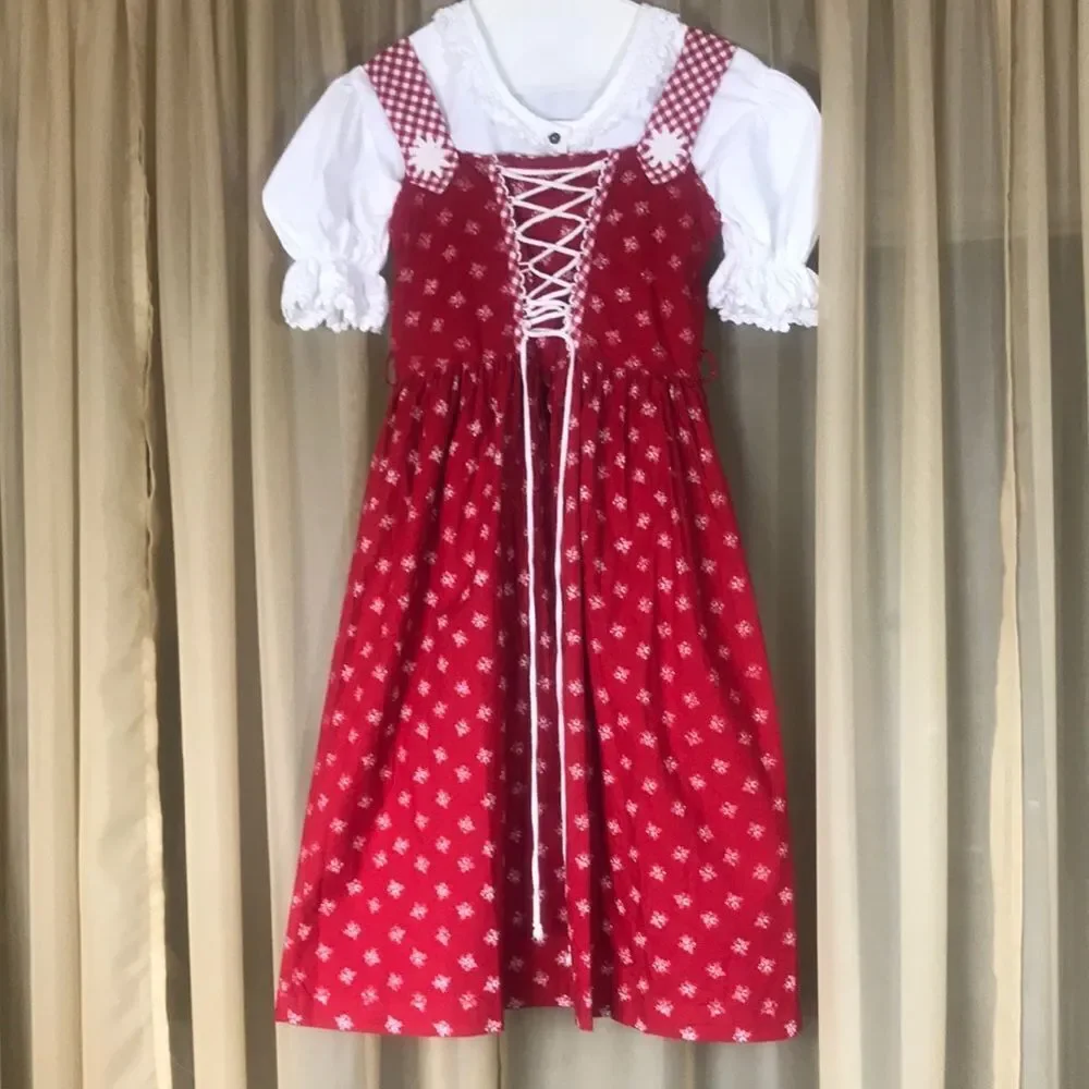 Halloween 🎃 VTG, USAC TRACHTEN Dress Size 10/12 Aproximadamente
